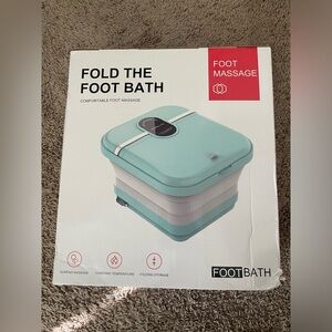 Foot bath foot massager - NEVER OPENED/USED